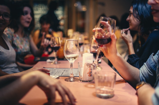 wine tours ending up at a California restaurant